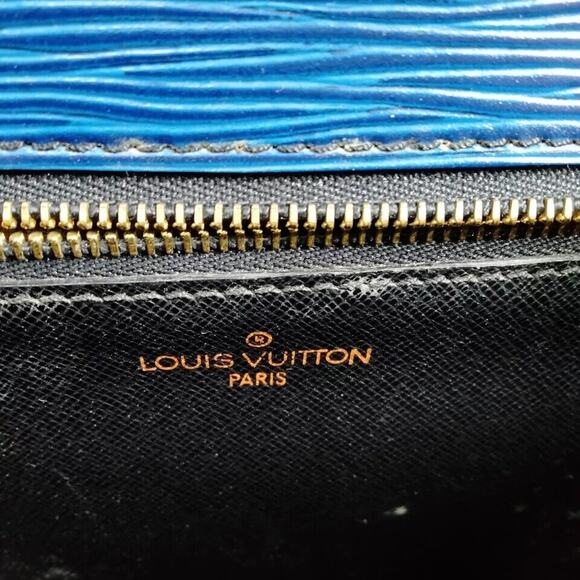 Louis Vuitton St Cloud Shoulder Crossbody Blue Leather 8905VI - Picture 7 of 9
